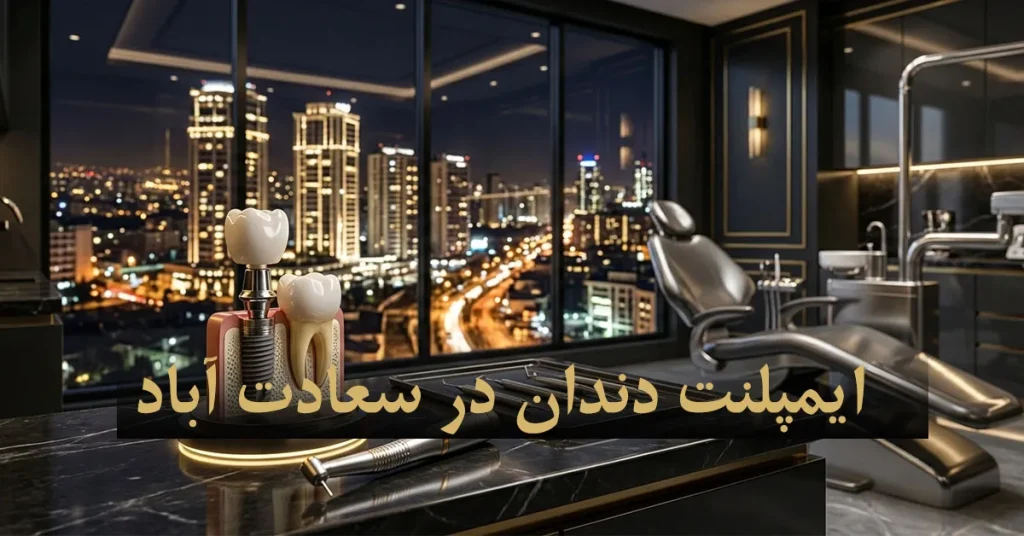 انجام کلیه خدمات ایمپلنت دندان در سعادت آباد
